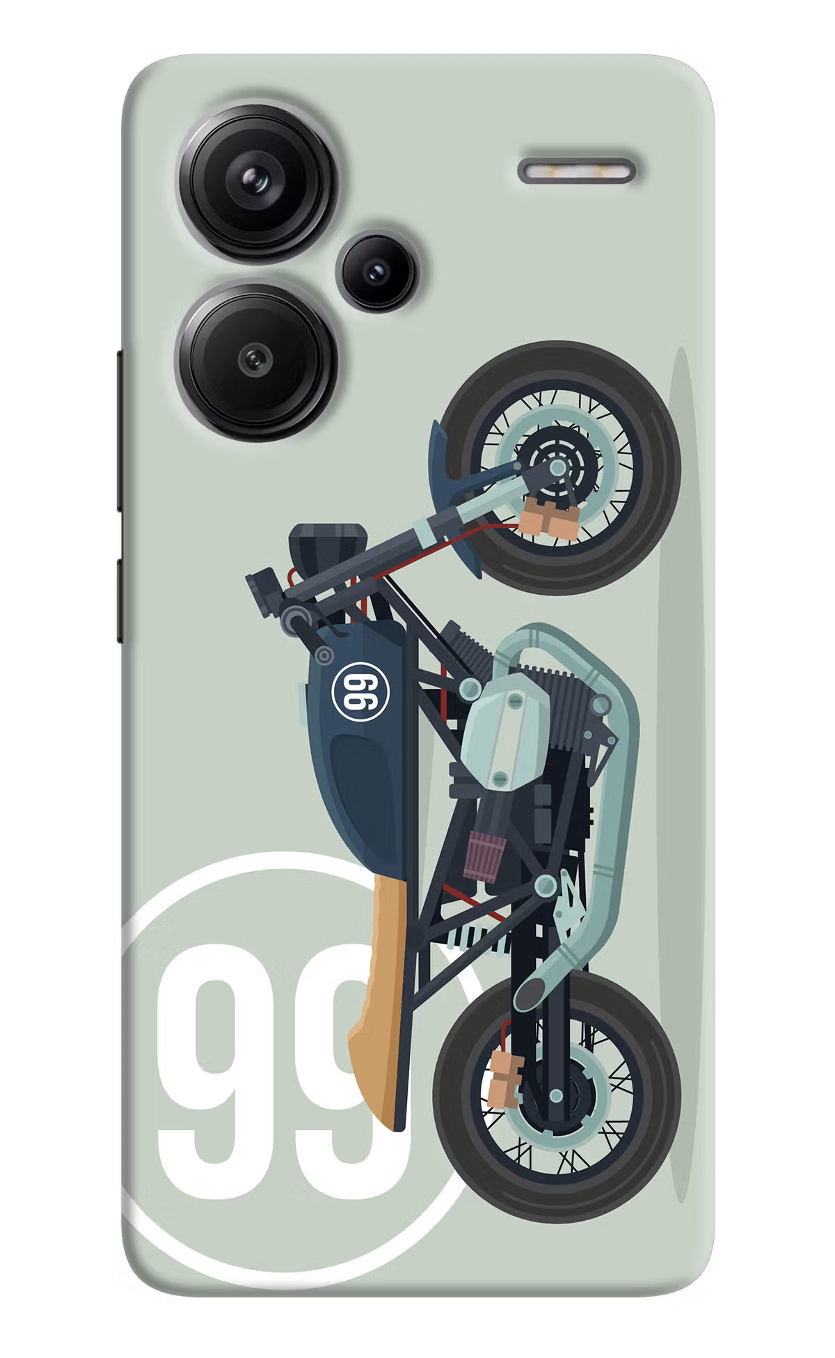 Classic Cafe Racer 99 Redmi Note 13 Pro+ 5G Hard Case Back Cover by Casekaro