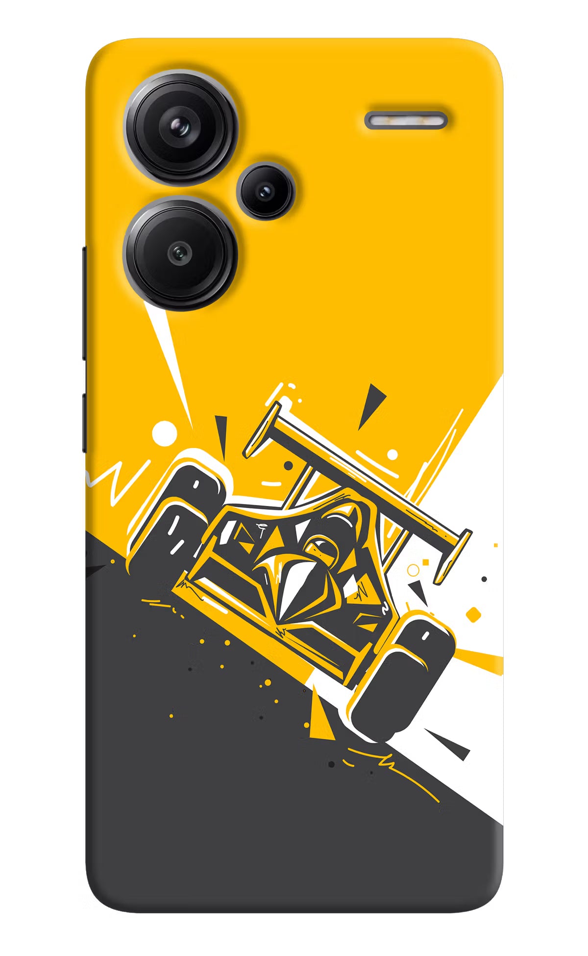 Track King Redmi Note 13 Pro+ 5G Hard Case Back Cover by Casekaro