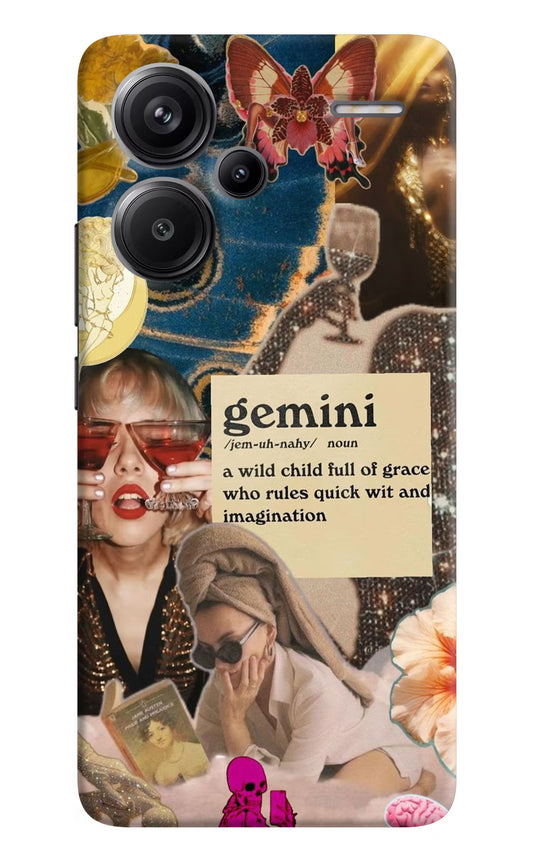 Gemini Zodiac Redmi Note 13 Pro+ 5G Hard Case Back Cover by Casekaro