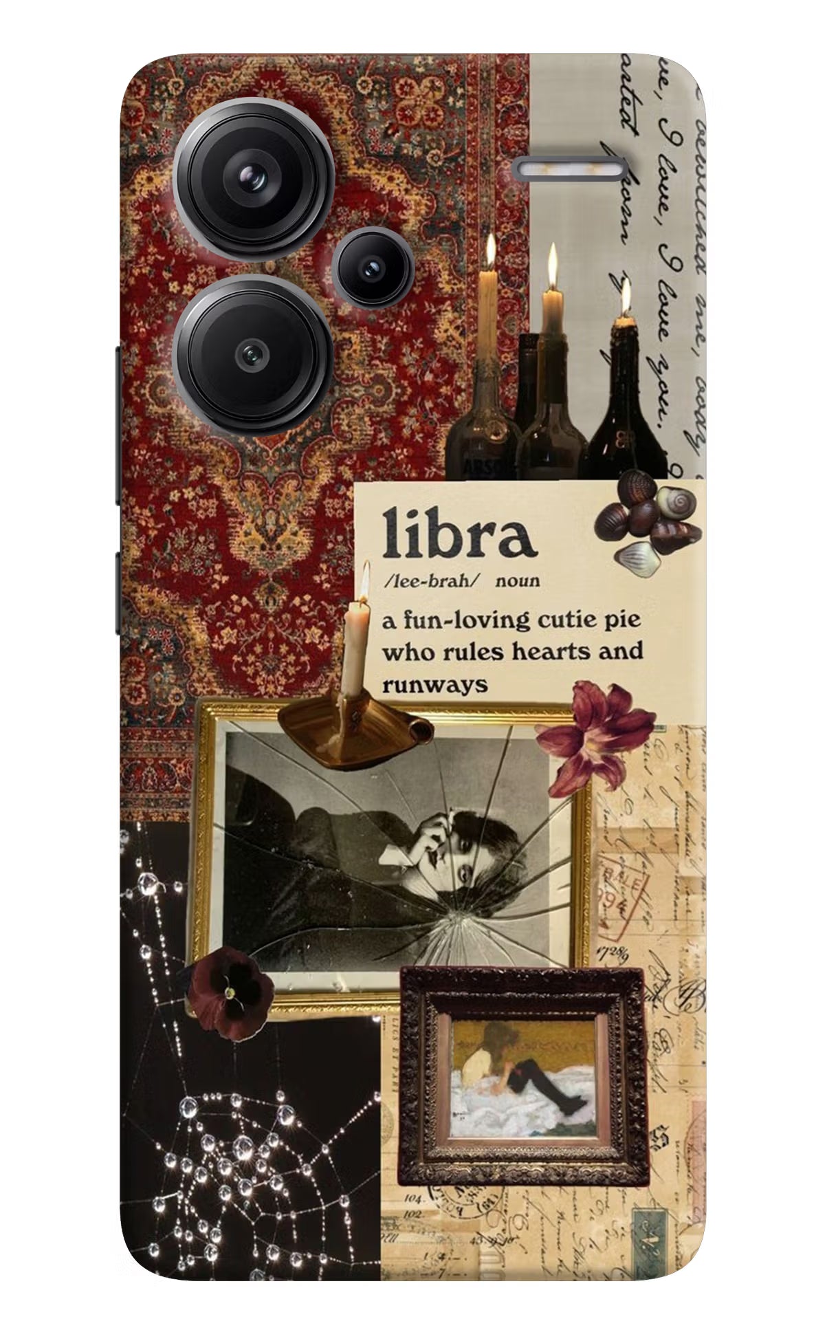 Libra Zodiac Redmi Note 13 Pro+ 5G Hard Case Back Cover by Casekaro