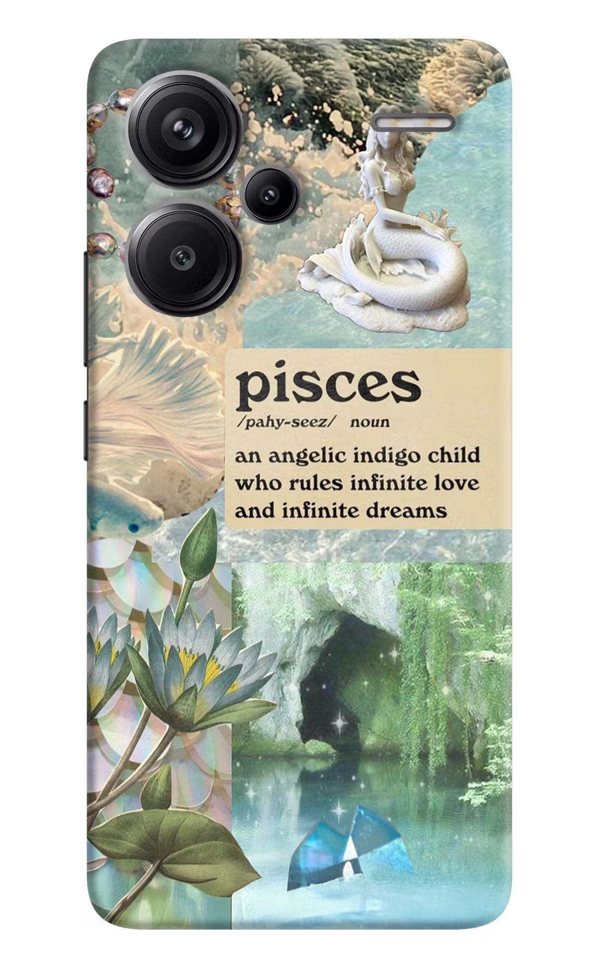Pisces Zodiac Redmi Note 13 Pro+ 5G Hard Case Back Cover by Casekaro