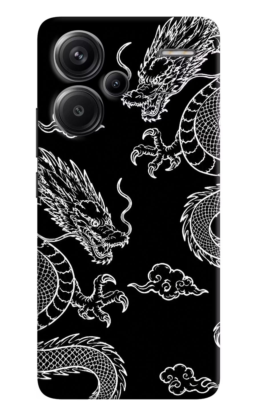 Twin Dragons Redmi Note 13 Pro+ 5G Back Cover, Hard case