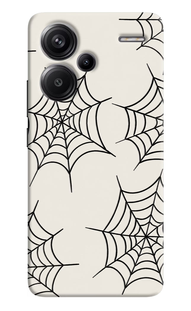 Spider Web Redmi Note 13 Pro+ 5G Hard Case Back Cover by Casekaro