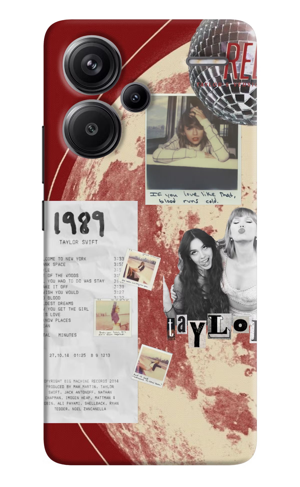 Taylor Swift Redmi Note 13 Pro+ 5G Back Cover