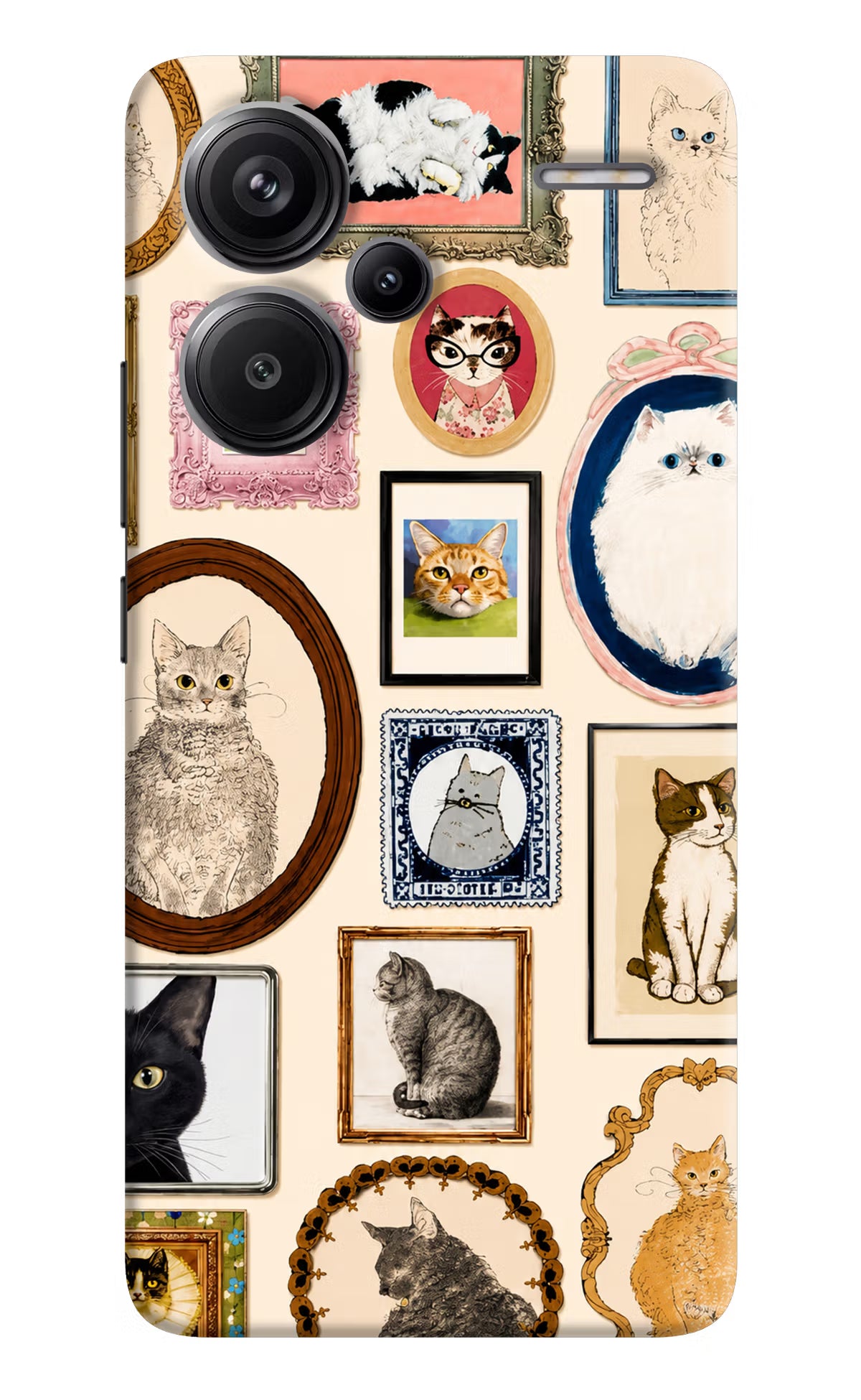 Mirror Cats Redmi Note 13 Pro+ 5G Back Cover
