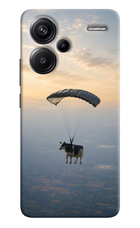 Skydiving Cow Redmi Note 13 Pro+ 5G Hard Case Back Cover by Casekaro