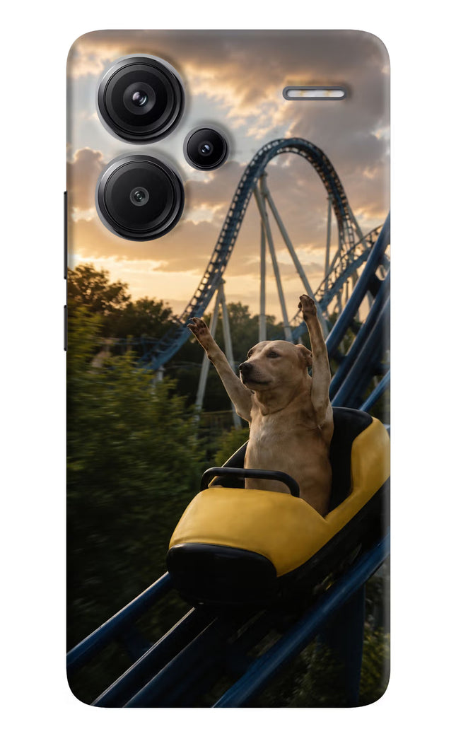 Rollercoaster Dog Redmi Note 13 Pro+ 5G Hard Case Back Cover by Casekaro