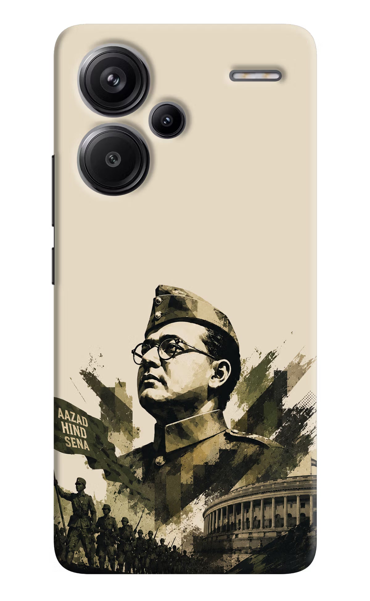 Netaji Rising Redmi Note 13 Pro+ 5G Back Cover