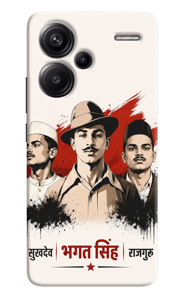 Bhagat Singh Trio Redmi Note 13 Pro+ 5G Hard Case Back Cover by Casekaro