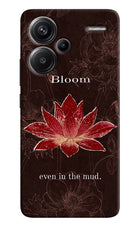Bloom Redmi Note 13 Pro+ 5G Hard Case Back Cover by Casekaro