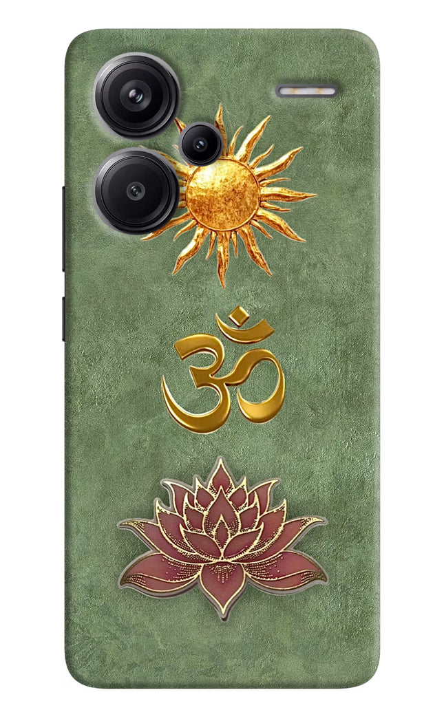 Om & Lotus Redmi Note 13 Pro+ 5G Back Cover