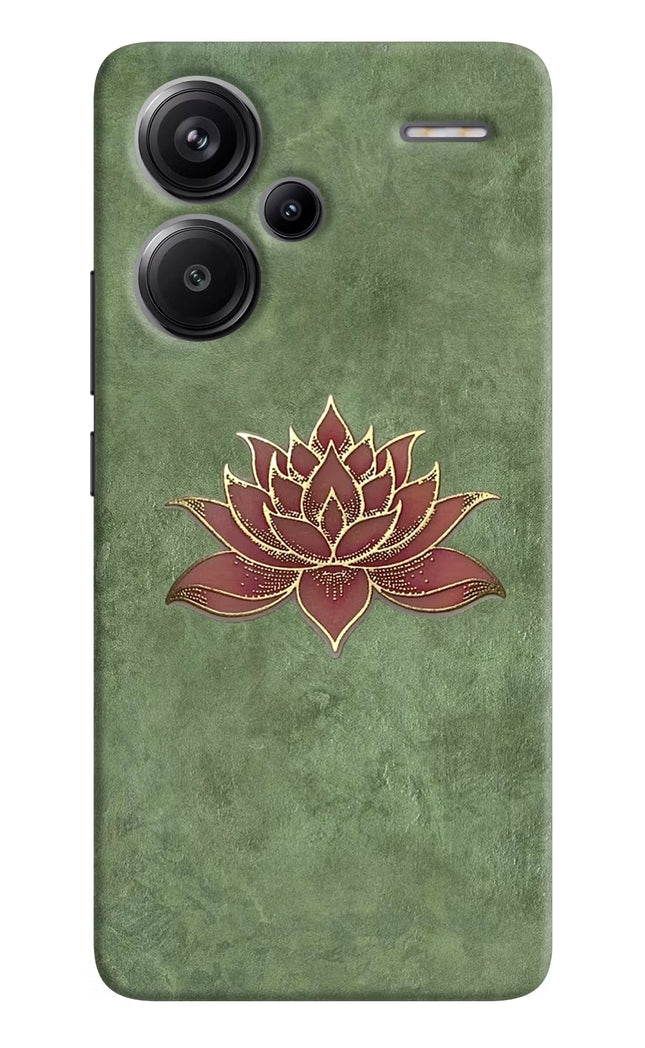 Lotus Grace Redmi Note 13 Pro+ 5G Hard Case Back Cover by Casekaro