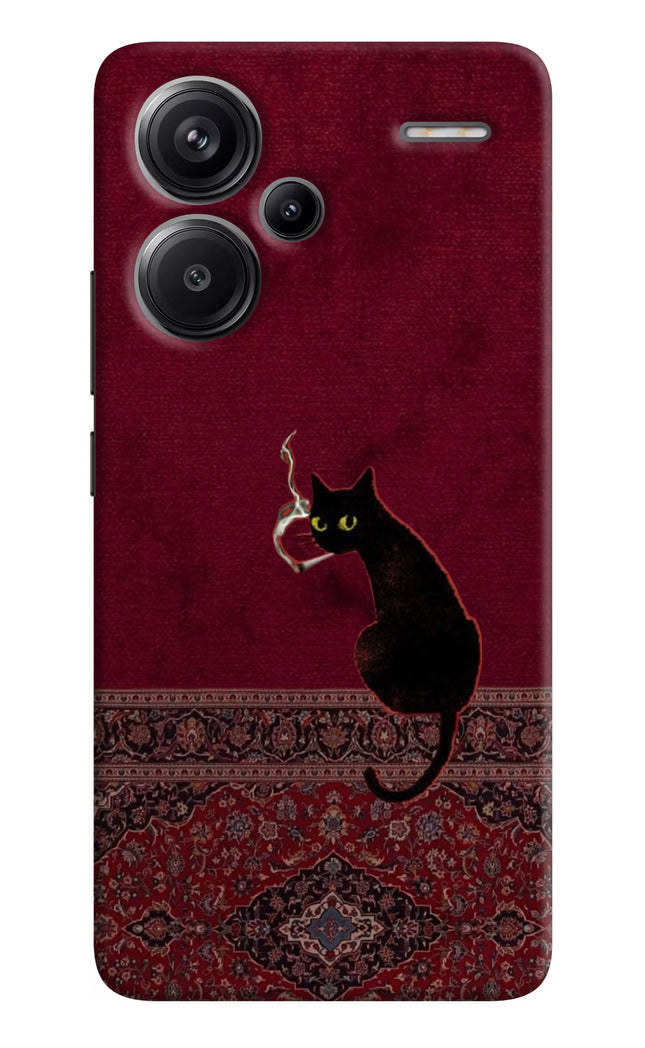Midnight Cat Redmi Note 13 Pro+ 5G Hard Case Back Cover by Casekaro
