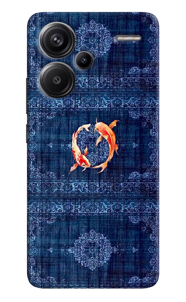 Koi Blue Redmi Note 13 Pro+ 5G Hard Case Back Cover by Casekaro