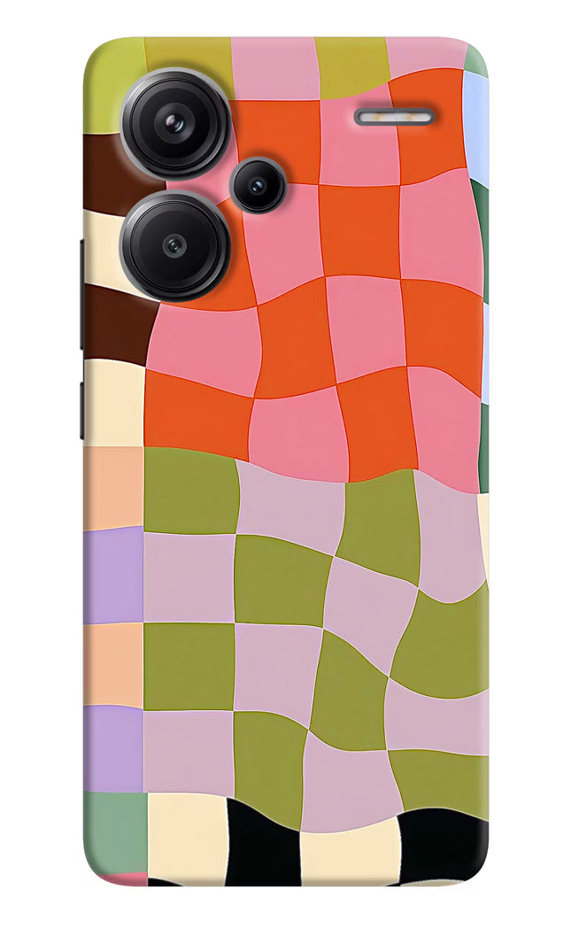 Wavy Grid Redmi Note 13 Pro+ 5G Hard Case Back Cover by Casekaro