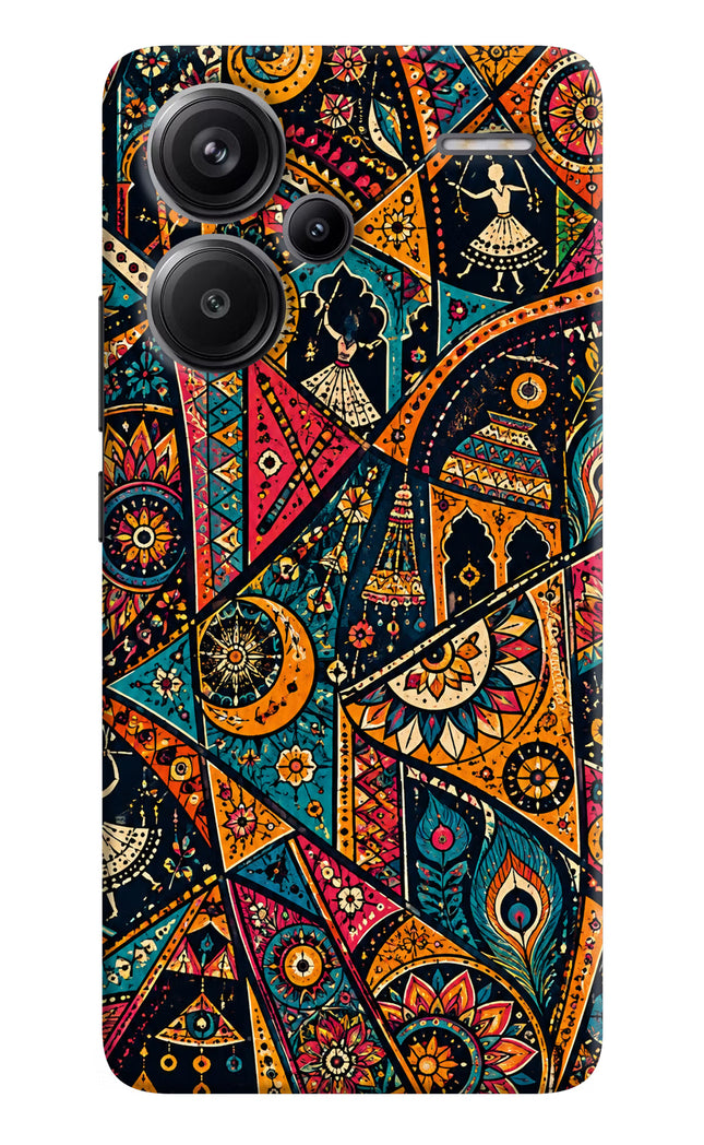 Folk Print Redmi Note 13 Pro+ 5G Hard Case Back Cover by Casekaro