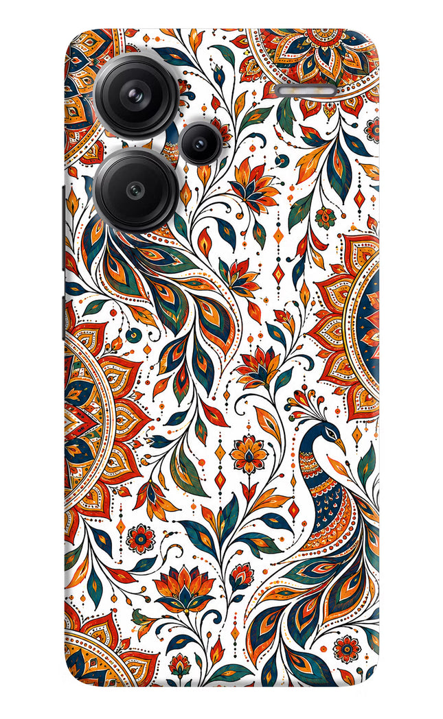 White Mayura Redmi Note 13 Pro+ 5G Hard Case Back Cover by Casekaro