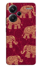 Maroon Elephant Redmi Note 13 Pro+ 5G Hard Case Back Cover by Casekaro