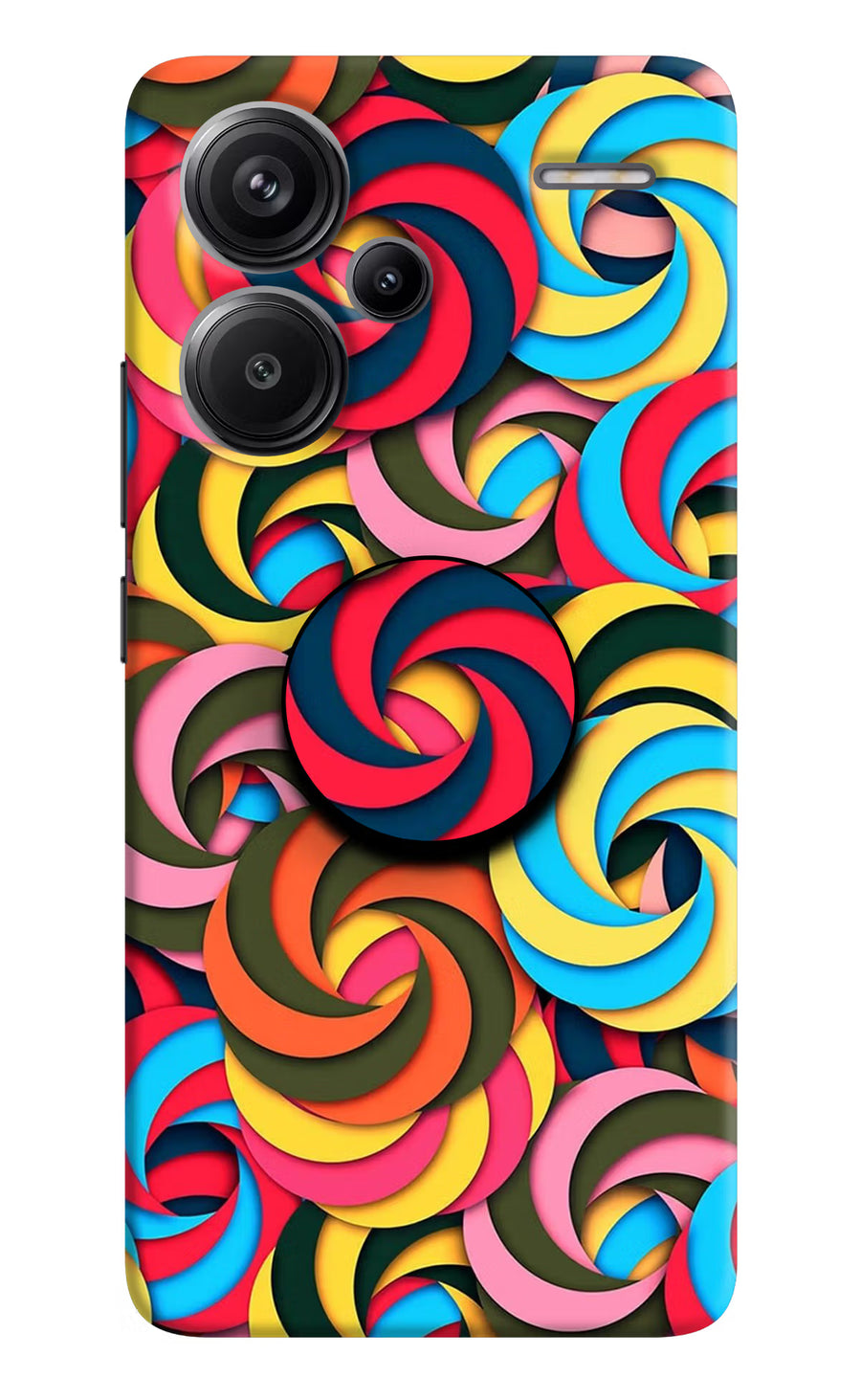 Spiral Pattern Redmi Note 13 Pro+ 5G Pop Case, Hard case