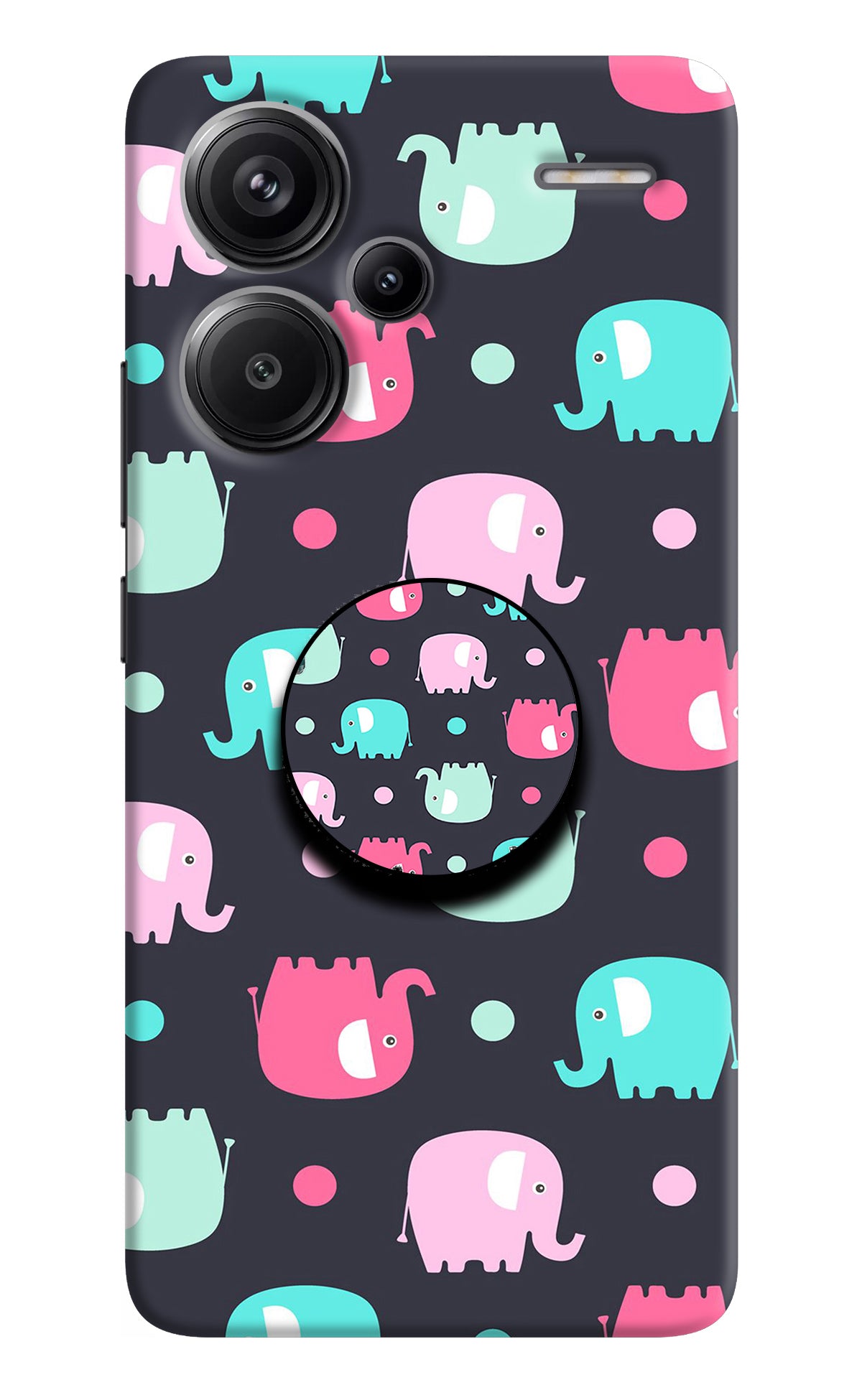 Baby Elephants Redmi Note 13 Pro+ 5G Pop Case