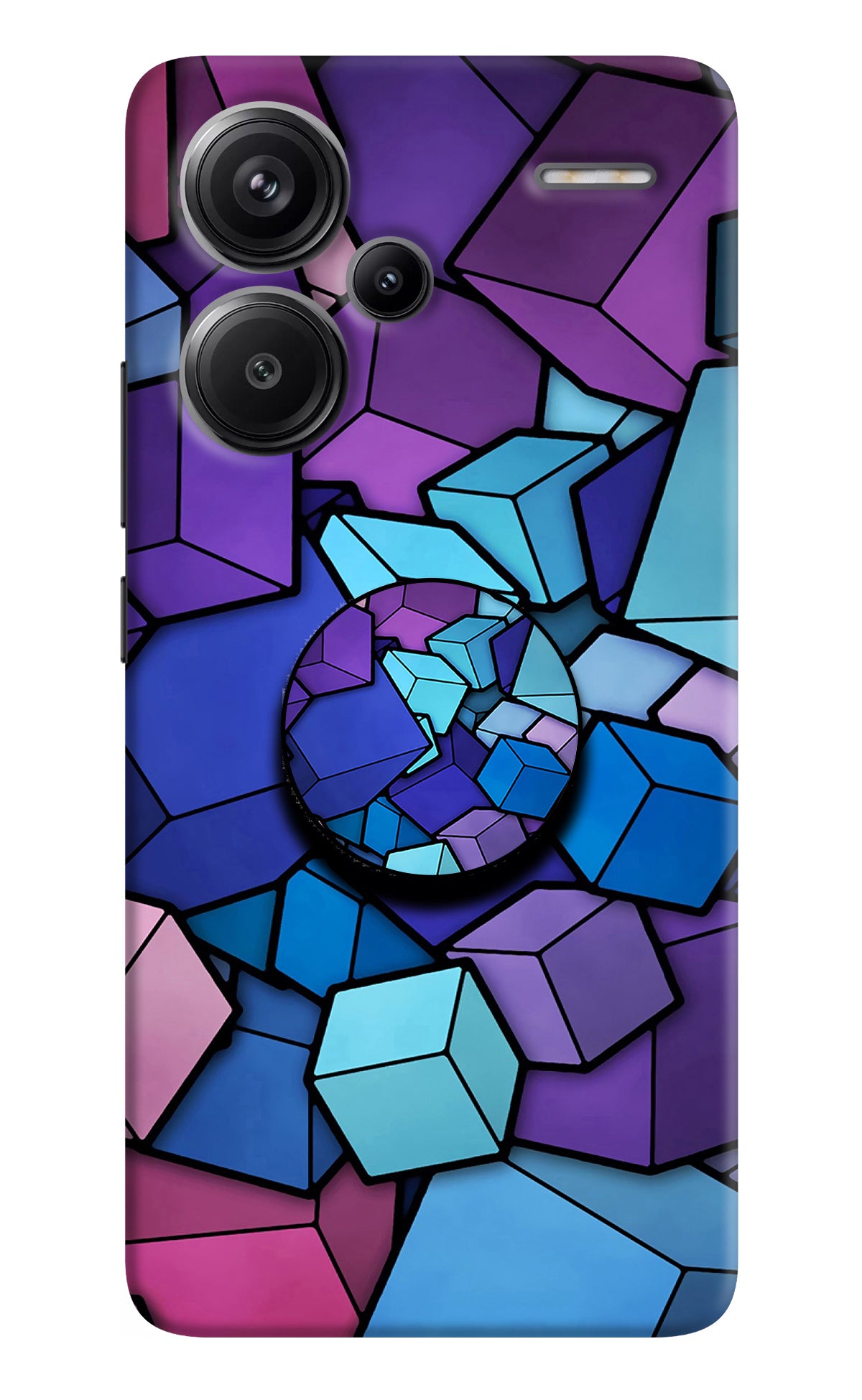 Cubic Abstract Redmi Note 13 Pro+ 5G Pop Case