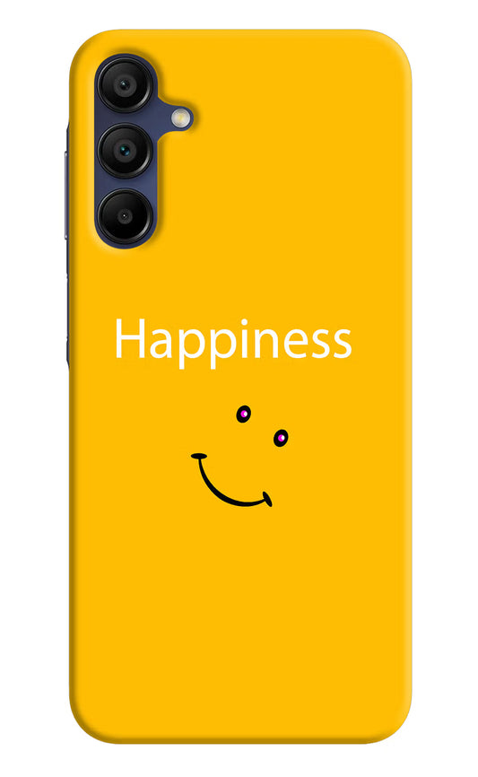 Happiness With Smiley Samsung A15 5G Hard Case Back Cover by Casekaro