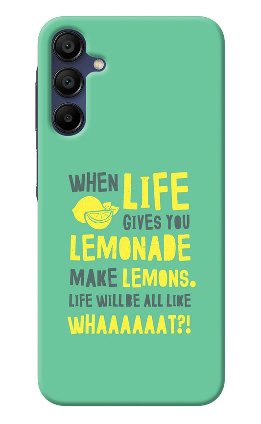 Quote Samsung A15 5G Back Cover