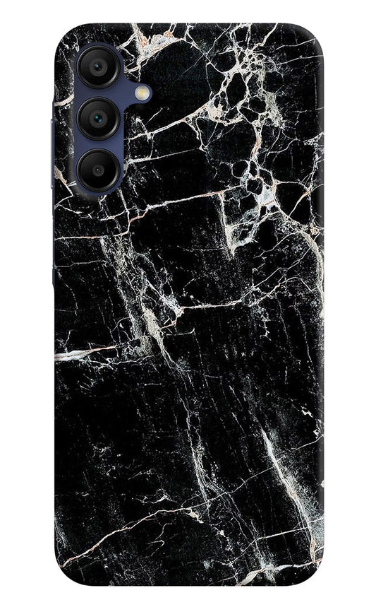 Black Marble Texture Samsung A15 5G Hard Case Back Cover by Casekaro