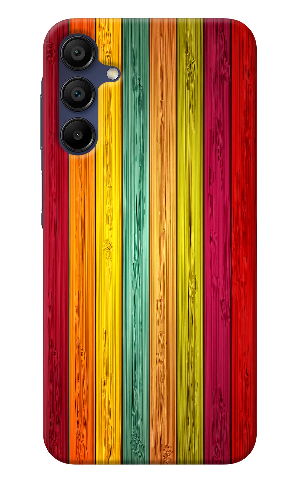 Multicolor Wooden Samsung A15 5G Back Cover