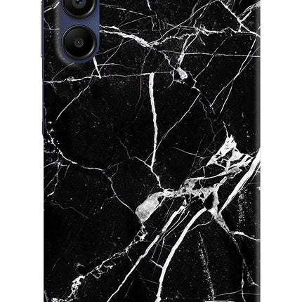 Black Marble Pattern Samsung A15 5G Hard Case Back Cover by Casekaro