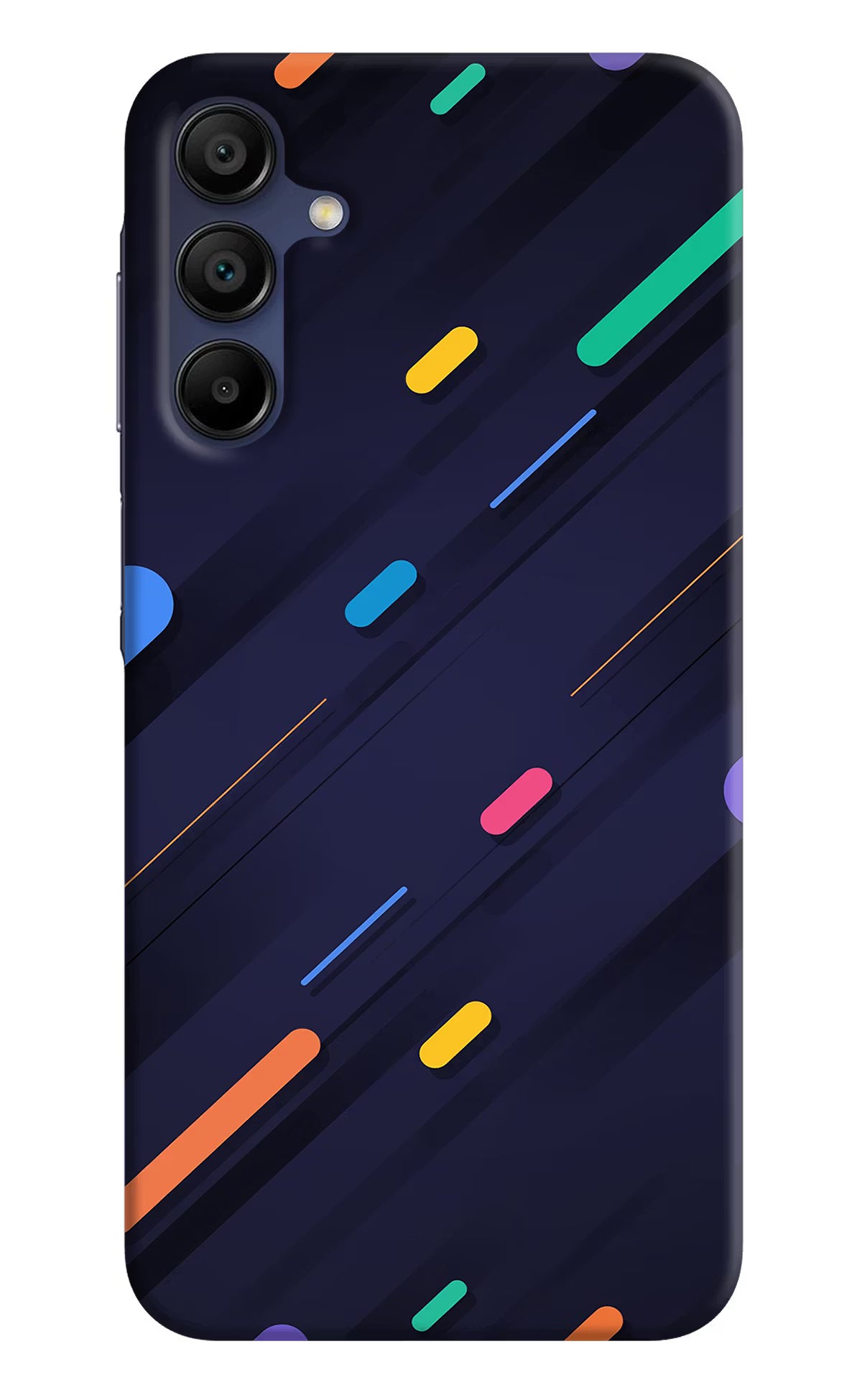 Abstract Design Samsung A15 5G Hard Case Back Cover by Casekaro