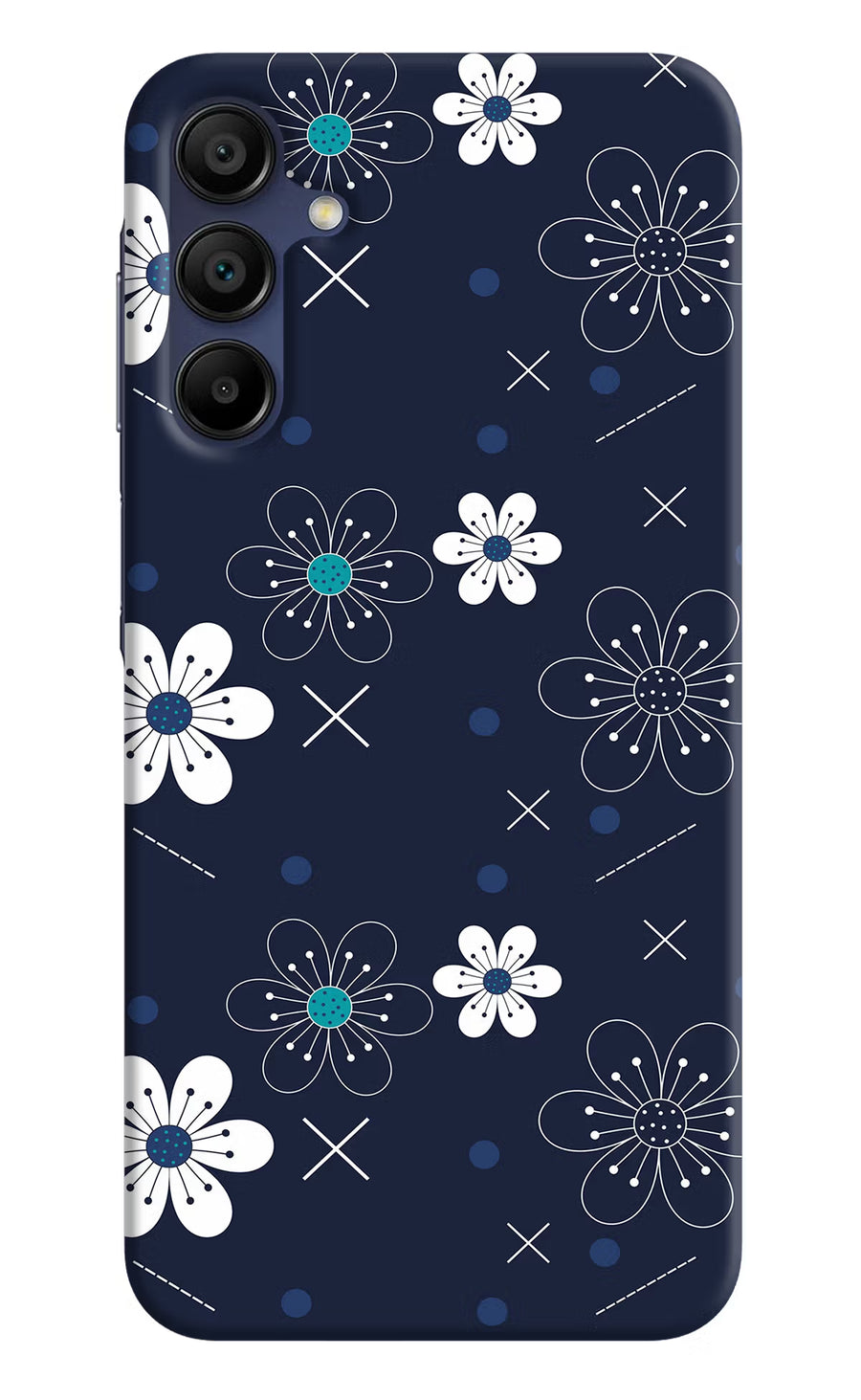 Flowers Samsung A15 5G Back Cover, Hard case