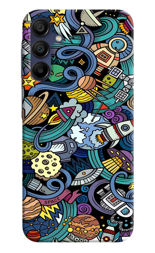 Space Abstract Samsung A15 5G Hard Case Back Cover by Casekaro