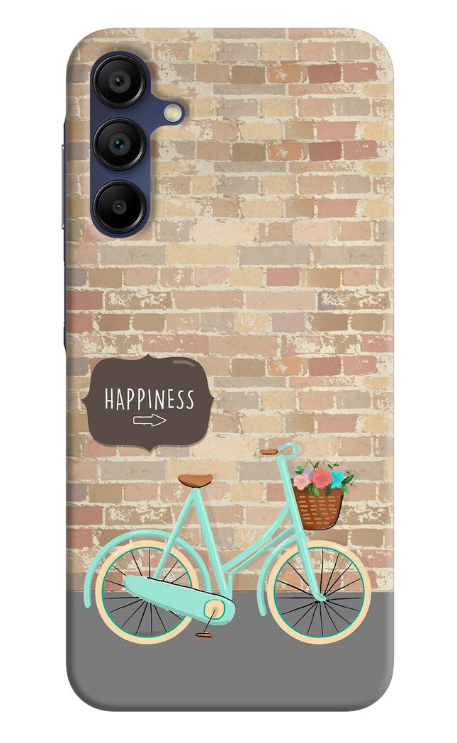 Happiness Artwork Samsung A15 5G Hard Case Back Cover by Casekaro
