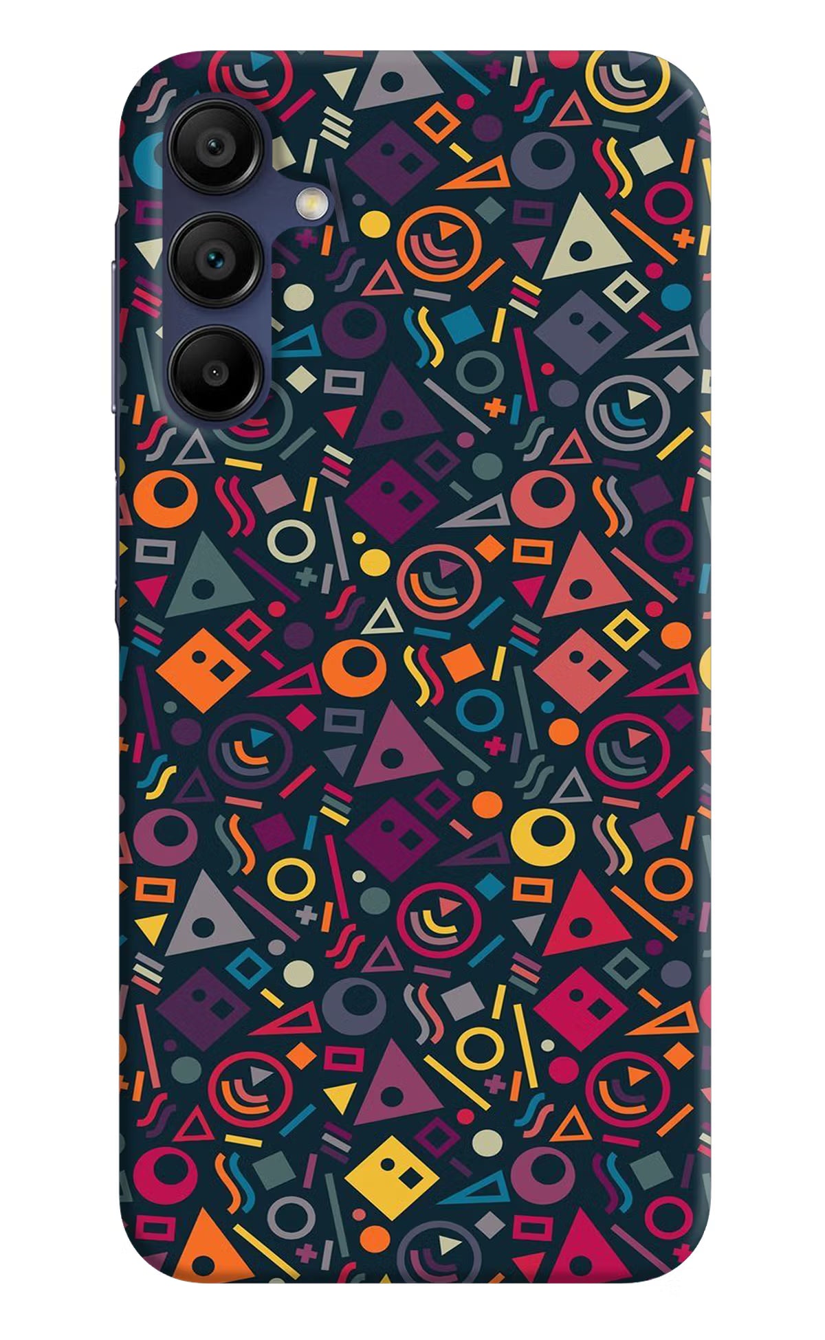 Geometric Abstract Samsung A15 5G Hard Case Back Cover by Casekaro