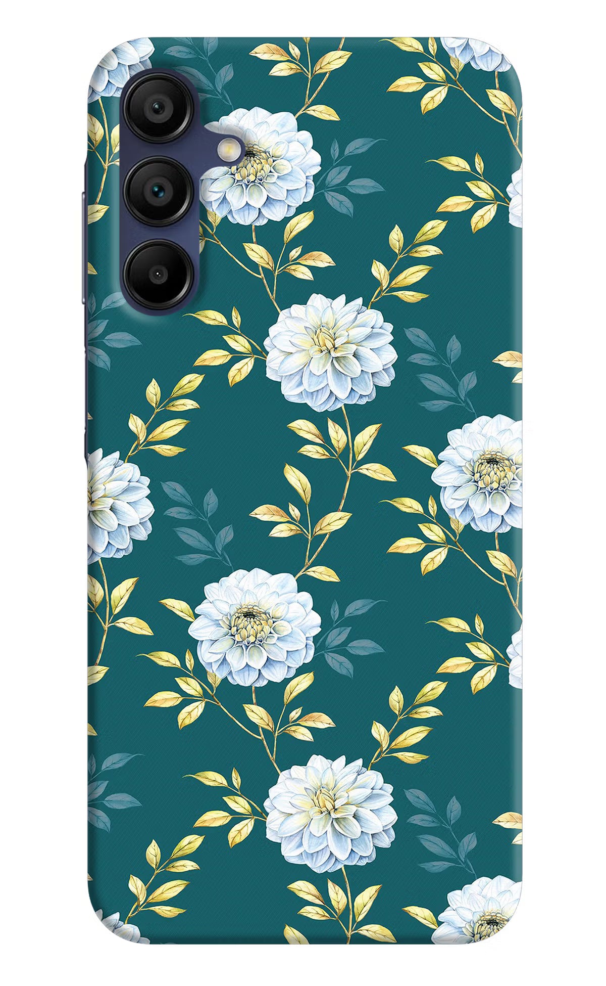 Flowers Samsung A15 5G Hard Case Back Cover by Casekaro