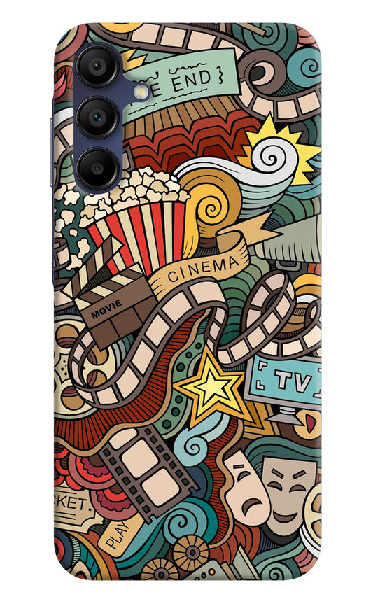 Cinema Abstract Samsung A15 5G Hard Case Back Cover by Casekaro