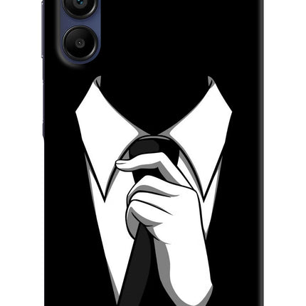 Black Tie Samsung A15 5G Hard Case Back Cover by Casekaro