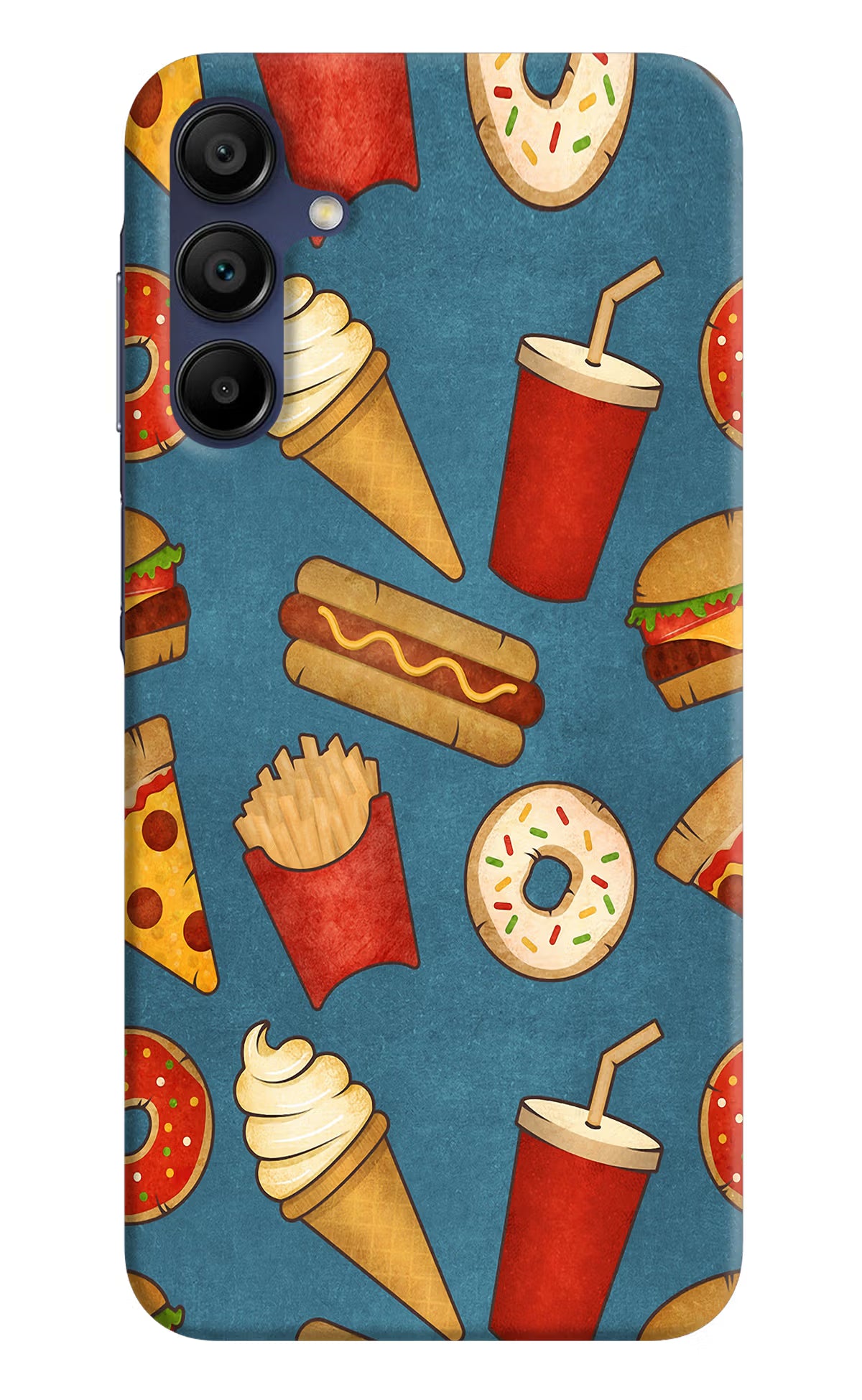 Foodie Samsung A15 5G Hard Case Back Cover by Casekaro
