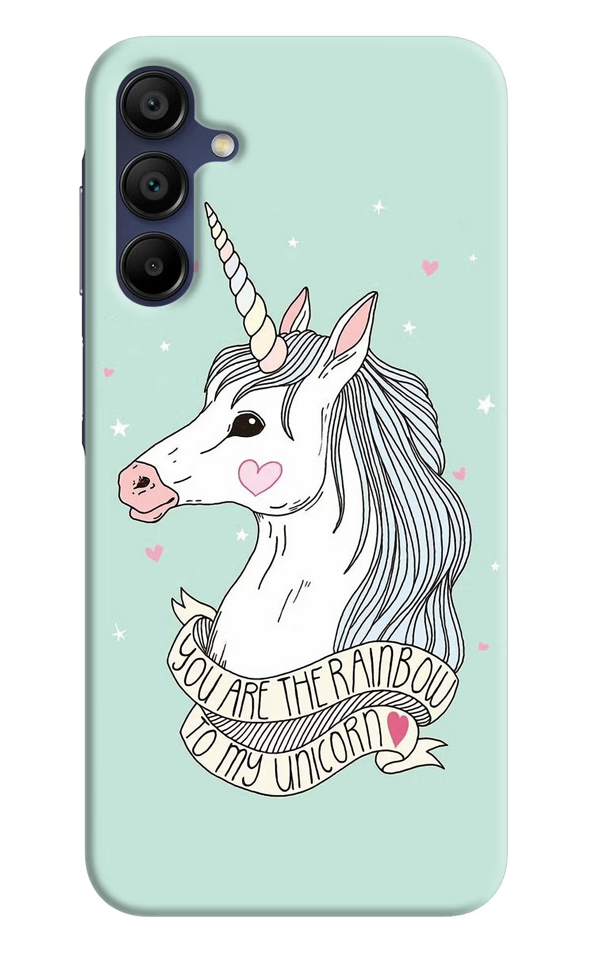 Unicorn Wallpaper Samsung A15 5G Hard Case Back Cover by Casekaro
