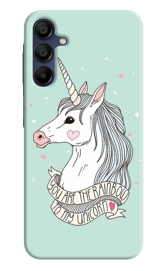 Unicorn Wallpaper Samsung A15 5G Hard Case Back Cover by Casekaro