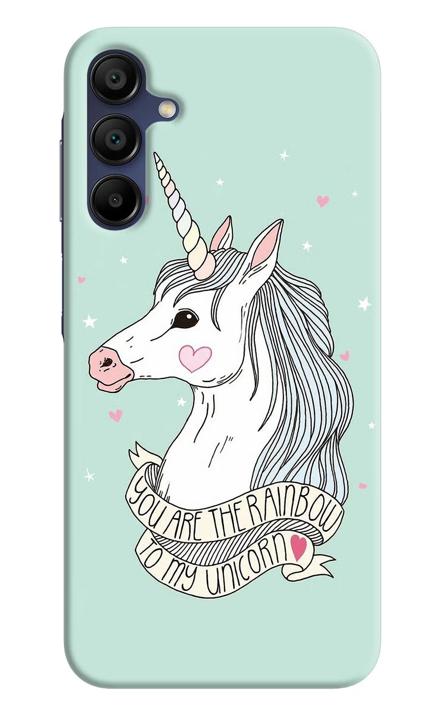 Unicorn Wallpaper Samsung A15 5G Back Cover, Hard case