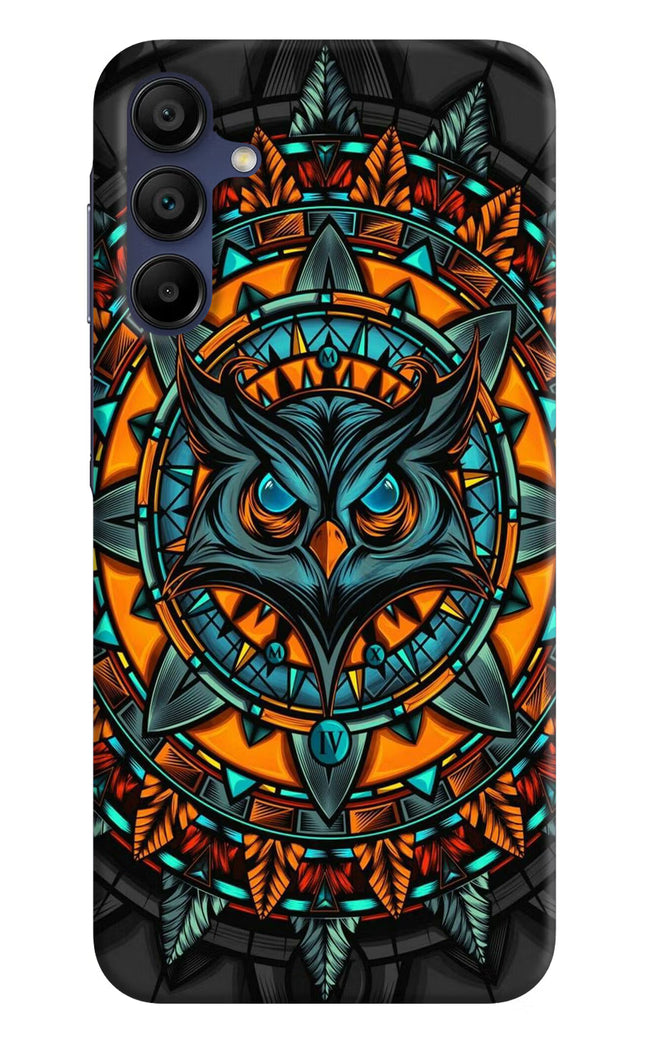 Angry Owl Art Samsung A15 5G Hard Case Back Cover by Casekaro