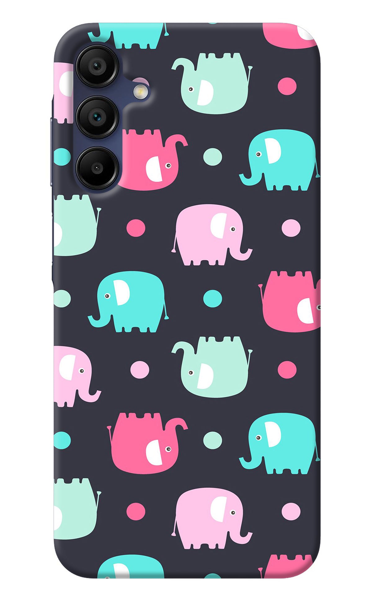 Elephants Samsung A15 5G Back Cover