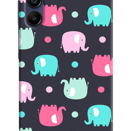 Elephants Samsung A15 5G Hard Case Back Cover by Casekaro