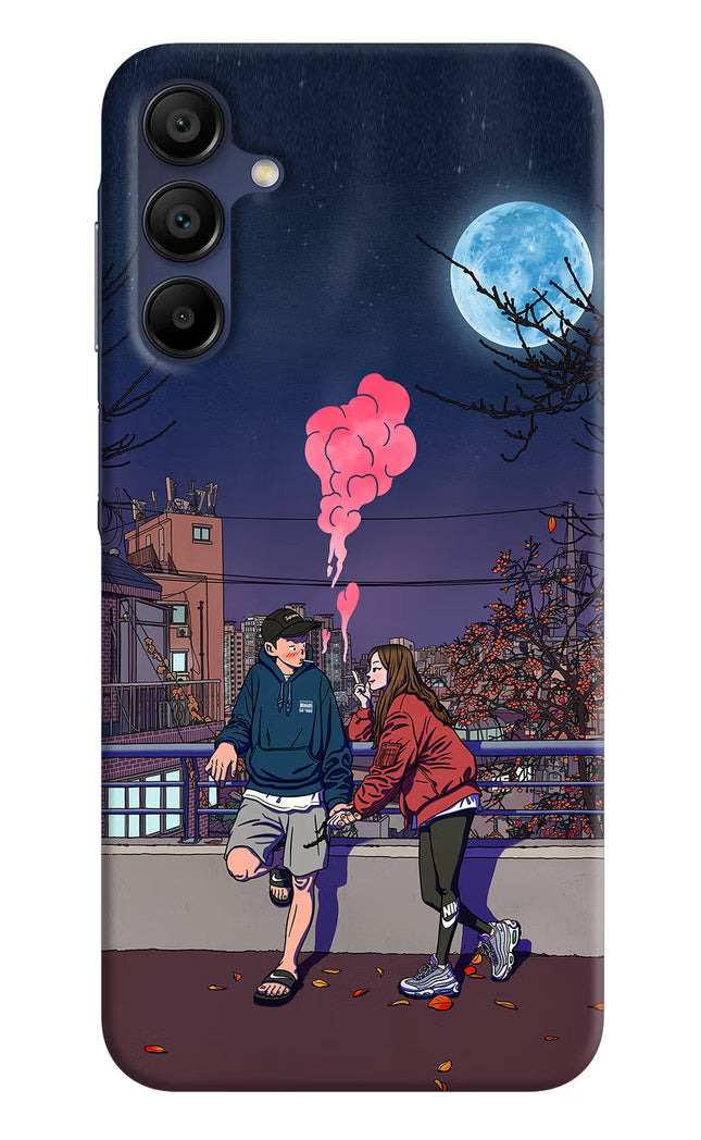 Chilling Couple Samsung A15 5G Hard Case Back Cover by Casekaro