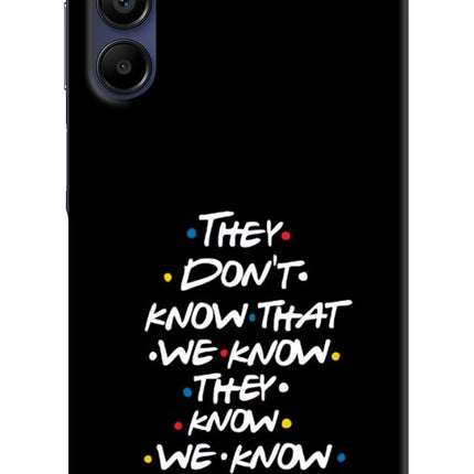 FRIENDS Dialogue Samsung A15 5G Hard Case Back Cover by Casekaro