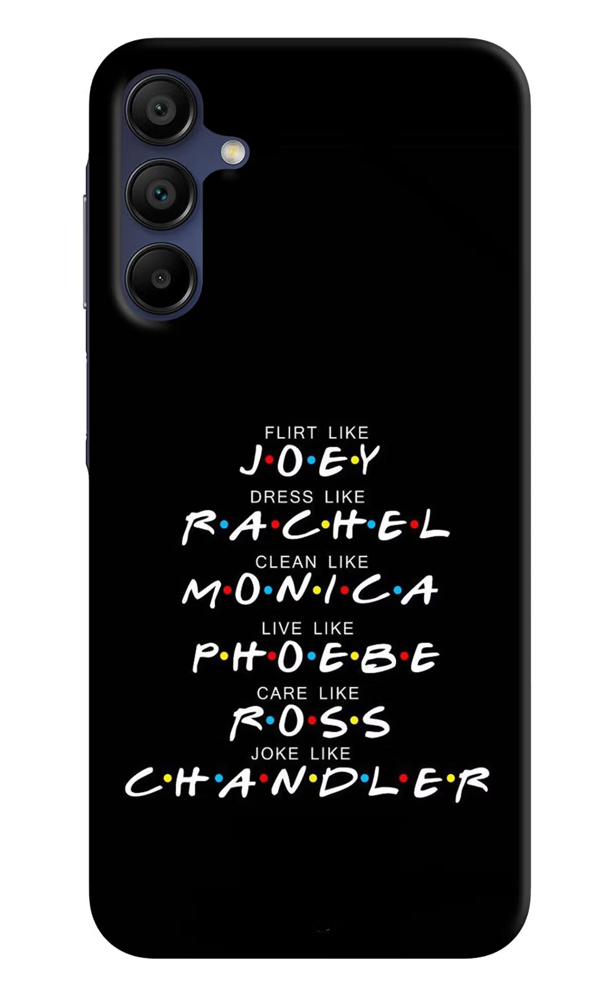 FRIENDS Character Samsung A15 5G Hard Case Back Cover by Casekaro