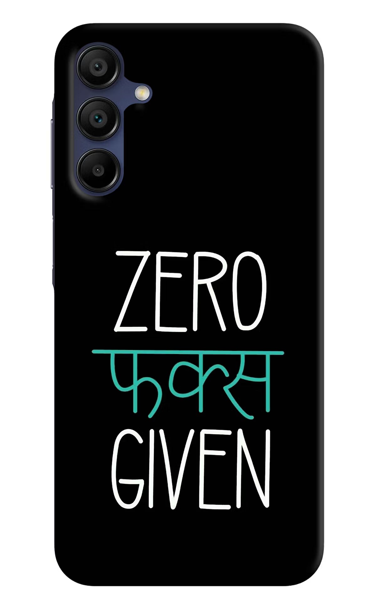 Zero Fucks Given Samsung A15 5G Hard Case Back Cover by Casekaro