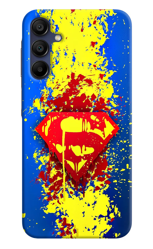 Superman logo Samsung A15 5G Hard Case Back Cover by Casekaro